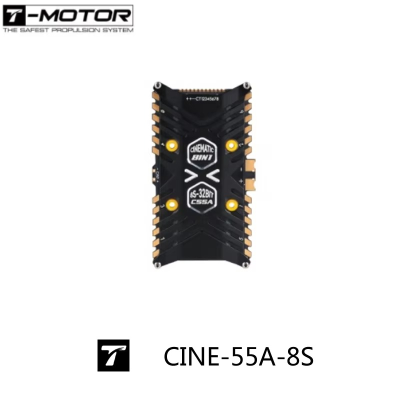 T-Motor F7 Pro Flight Controller - T-Motor CINE-55A-8S-BLHeli_32: een professionele, alles-in-één ESC